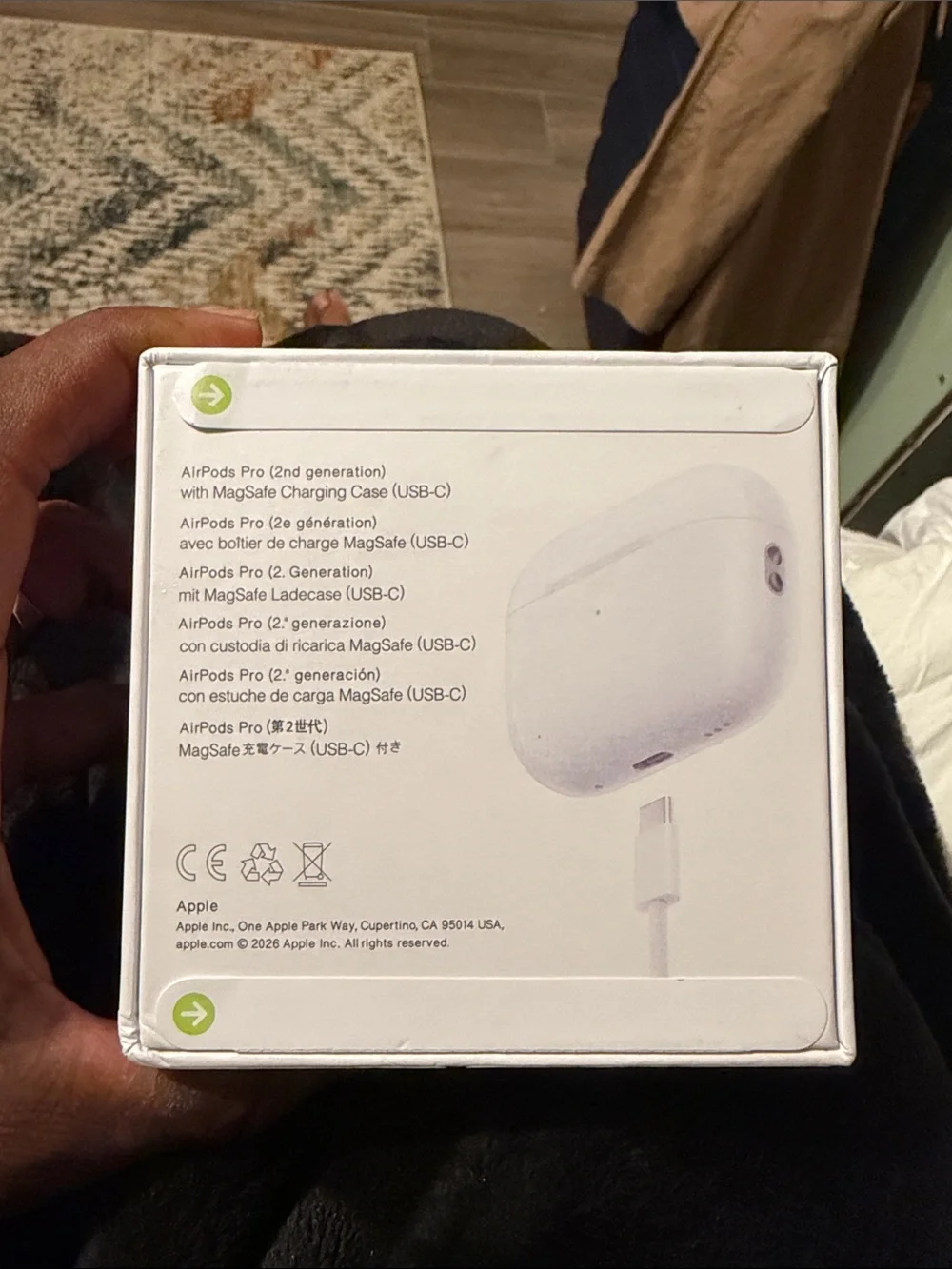 Apple White Earbuds Wireless In-Ear Headphones